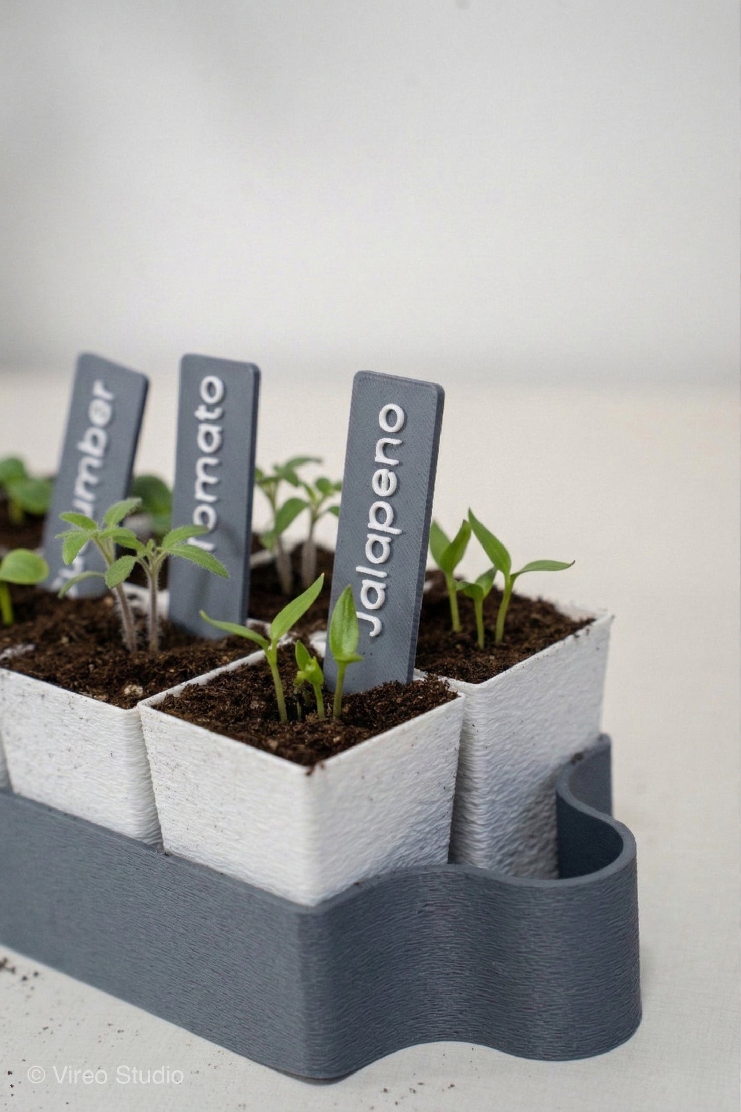 GrowMate 12 | Self-Watering Seed Starter Kit - 12 Pot Edition