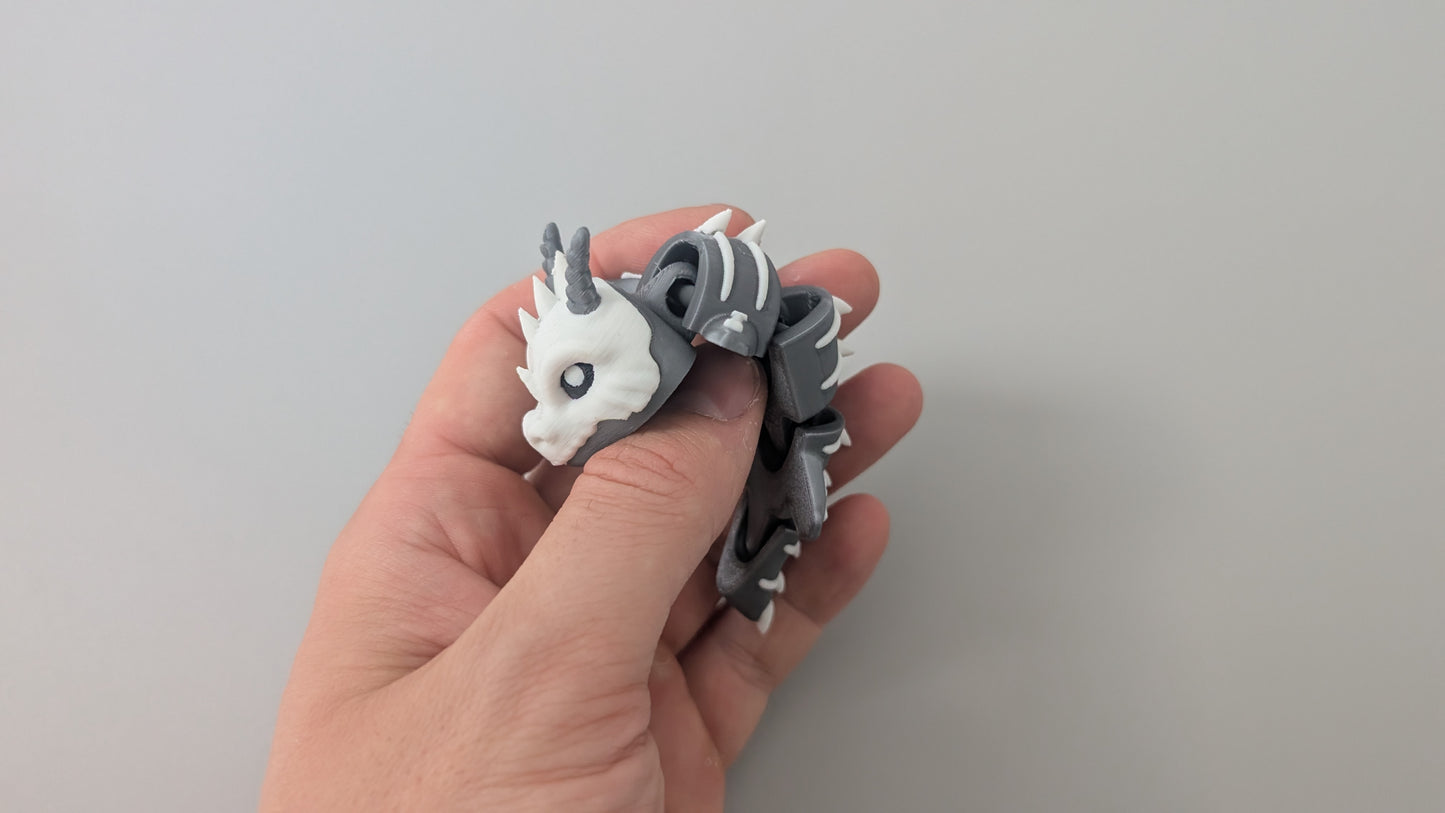 Bone Dragon - Articulated Figure Keychain