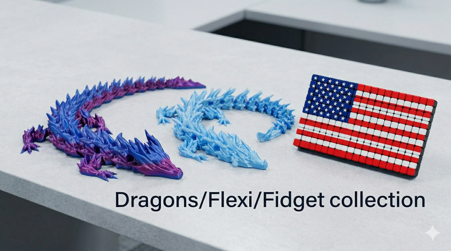 Articulated Dragons, Flexi Creatures & Fidgets