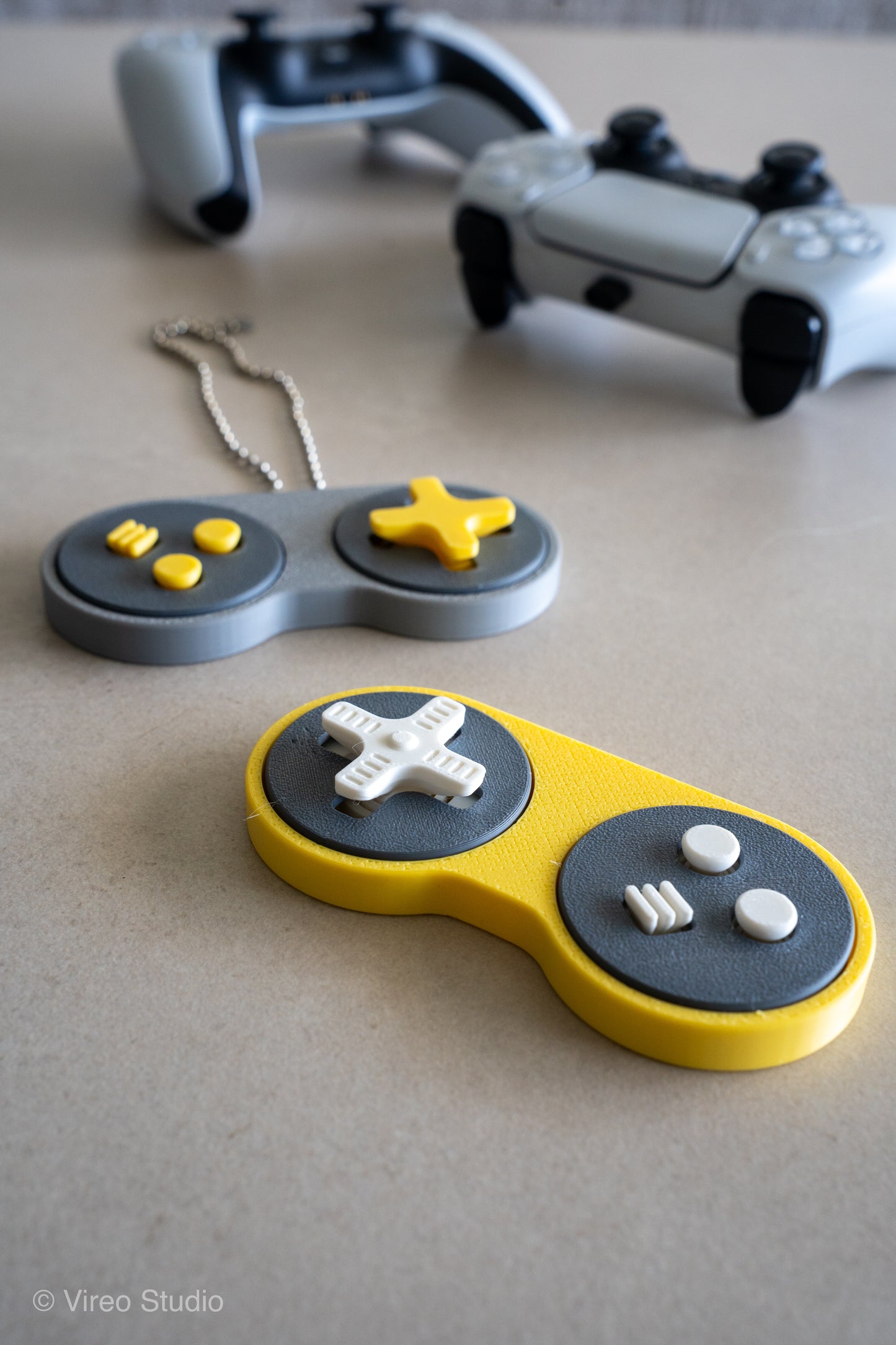 RetroSnap Fidget Controller Keychain