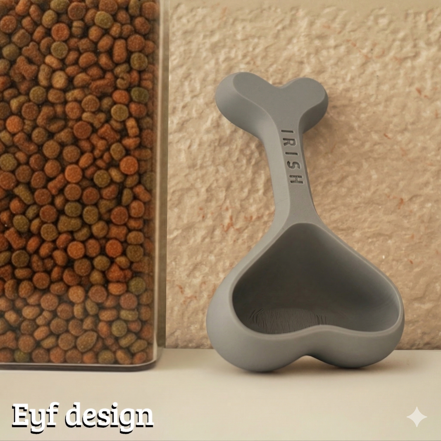 Dog Bone Food Cup – Personalized with Your Pet’s Name