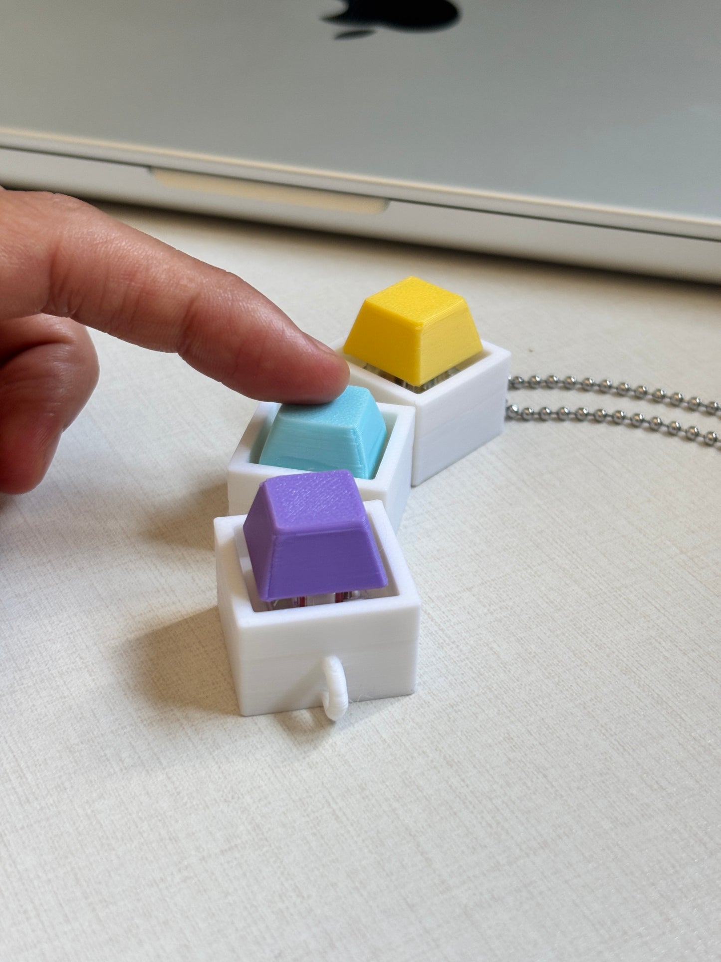 Flekey | Flexible Trio Of Keyboard Keychain