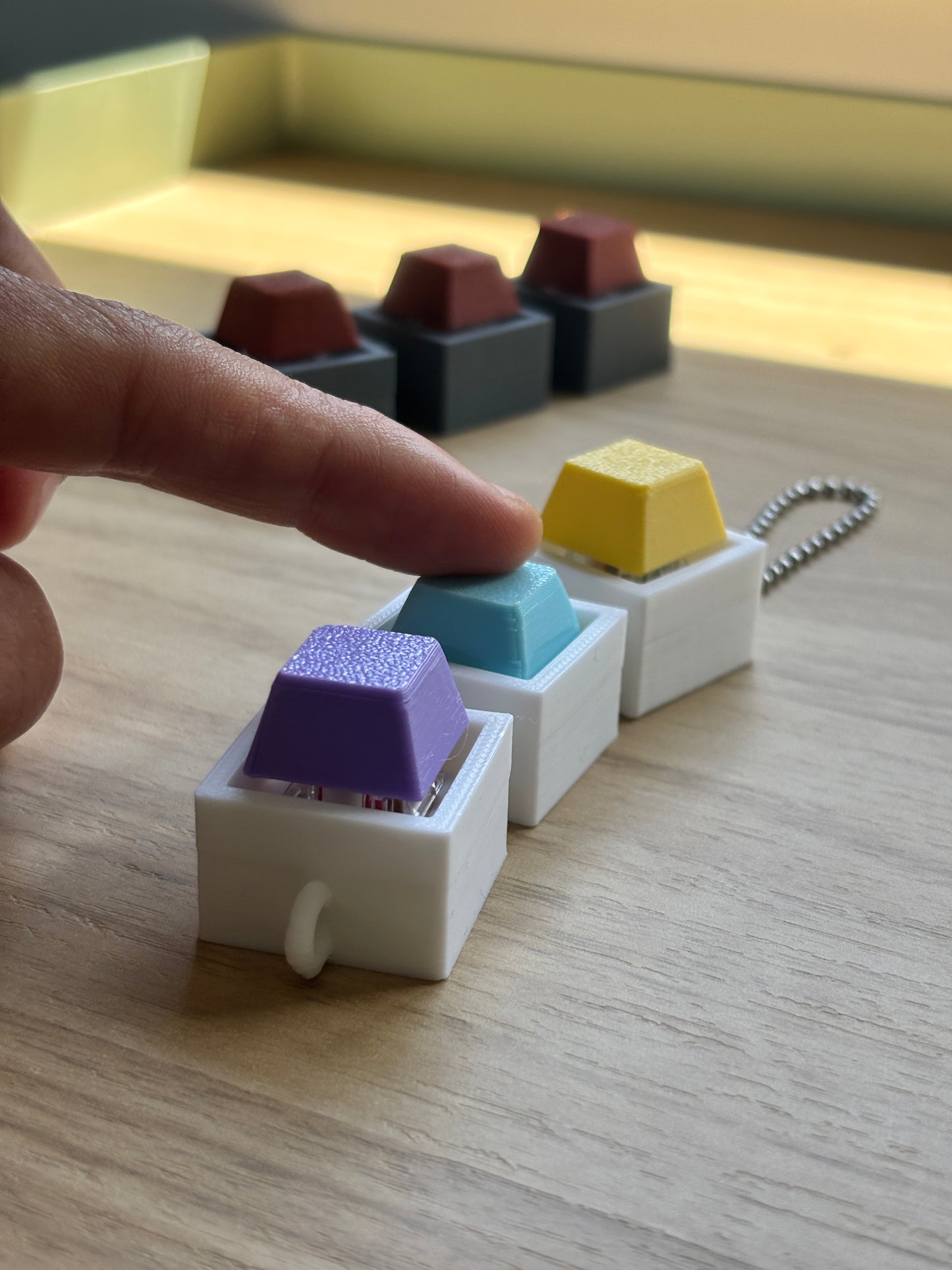 Flekey | Flexible Trio Of Keyboard Keychain