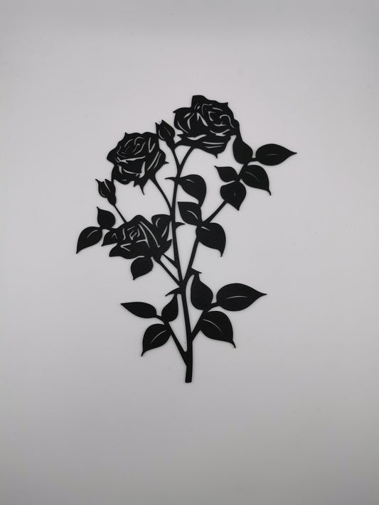 2D Roses Wall Art