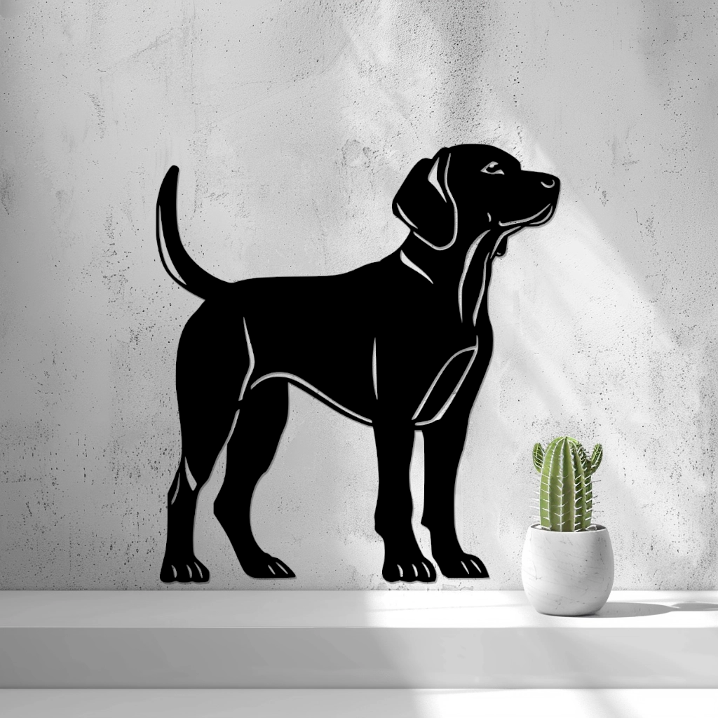2D Labrador Wall Art