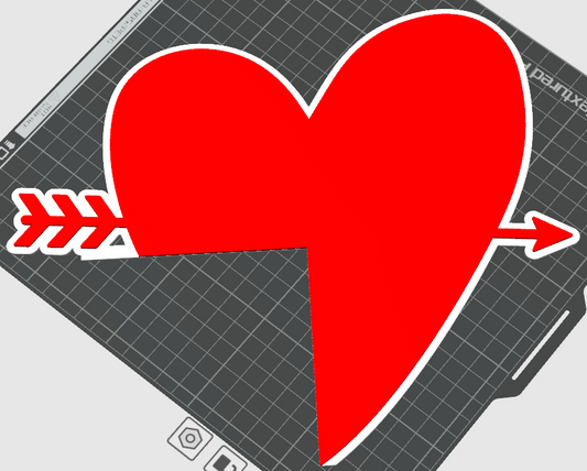 Heart & Arrow Corner Decor