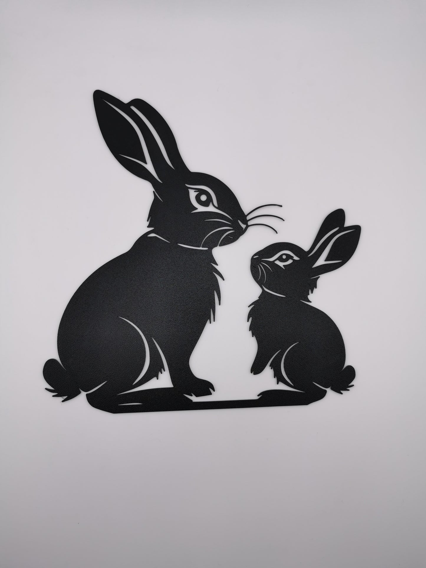 Minimal 2D Rabbit Wall Art – Modern Nursery & Kids Room Decor